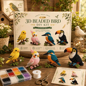 ✨ Creative Beaded Mini World 3D DIY Kit Collection