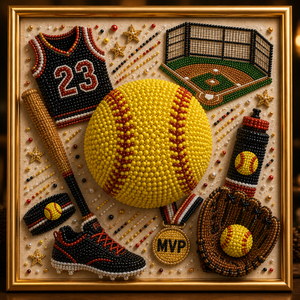 🔥 LSAT DAY 75% OFF 🏆🏈 Sports Legacy™ Pearl Art Collection