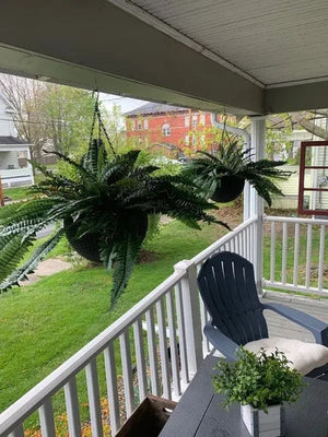 🏆Flash Sale⚡ 50K+ SOLD!🔥🌱 UV-Resistant Lifelike Artificial Boston Fern 🌳