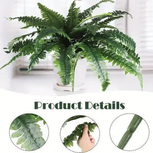 🏆Flash Sale⚡ 50K+ SOLD!🔥🌱 UV-Resistant Lifelike Artificial Boston Fern 🌳