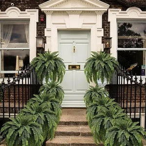 🏆Flash Sale⚡ 50K+ SOLD!🔥🌱 UV-Resistant Lifelike Artificial Boston Fern 🌳